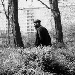 Cassius Lambert walking in Malmö, Sweden.