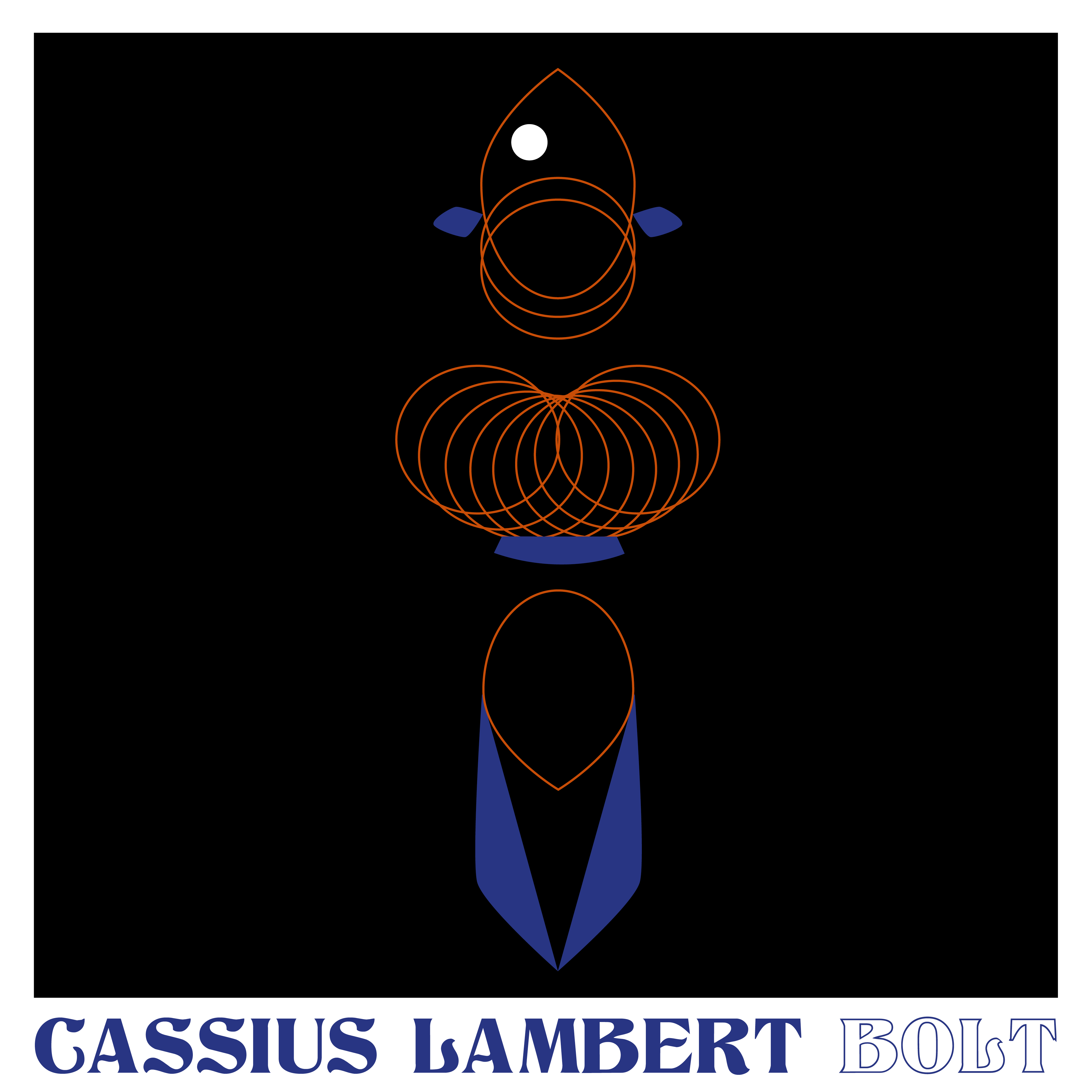 Cover art to Cassius Lamberts single Bolt. Stilistic eel.